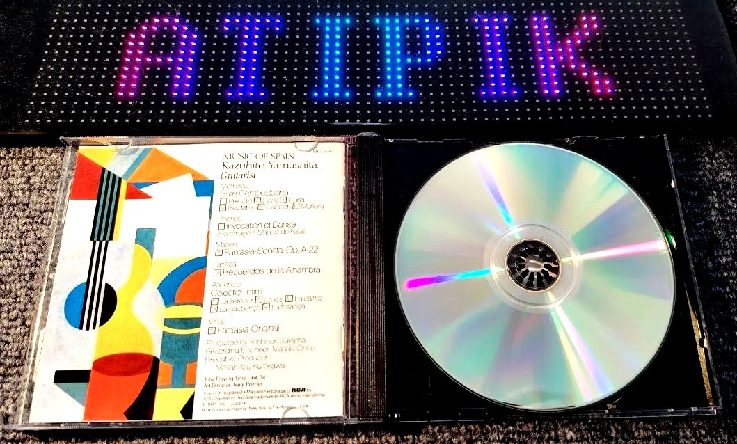 🎸 Kazuhito Yamashita - Music Of Spain : Cd Coleccionista Japonés Ultra Raro En Francia! – photo 4